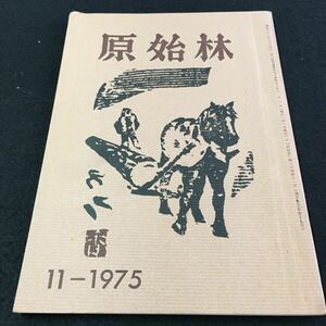 M5e-281 原始林 11-1975 目次 (飛翔の像)を読んで(志賀 磯子)‥24 (芽生)読後感(長沢迪男)‥26 その他 昭和50年11月1日 発行 