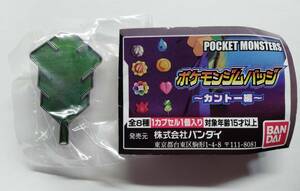 ポケットモンスター ポケモンジムバッジ カントー編 グリーンバッジ トキワジム サカキ ピンズ ピンバッジ 未開封 ★