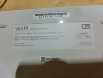 T【ヌ4-72】【100サイズ】Nintendo WiiU ホワイト ニンテンドー 箱あり/通電可 ジャンク扱い/※傷汚れあり_画像6