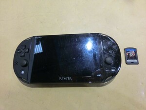 T【ヌ4-35】【60サイズ】▲PlayStation Vita 本体＋マインクラフト ソフトセット/PCH-2000/通電・起動可/ジャンク扱い/※傷 汚れべたつき有