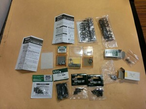 T【ヒ4-84】【60サイズ】▲一部未開封/Nゲージ 鉄道模型 パーツまとめてセット/パンタグラフ・車輪・カプラー・カトー・グリーンマックス他