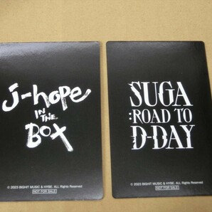 T【3へ-19】【送料無料】j-hope IN THE BOX/SUGA: Road to D-DAY/トレカ/BTS/映画特典/K-POPアイドルの画像2