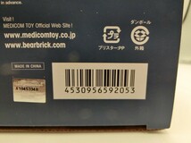 T【ヘ4-66】【100サイズ】未開封/BE@RBRICK ベアブリック 葛飾北斎「神奈川沖浪裏」 100％ & 400％ メディコムトイ_画像7