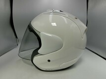 T【フ4-28】【140サイズ】★Arai ヘルメット SZ Ram3/57~58cm/オートバイ用品/ホワイト/アライ/※傷 汚れ 素材劣化 破損有_画像2