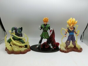 T【マ4-69】【80サイズ】▲ドラゴンボール フィギュア本体のみ 3点セット/一番くじ 完全体セル/造形天下一武道会 孫悟飯 他/※傷汚れ有