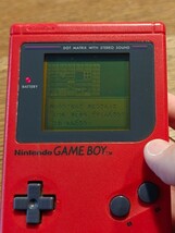 任天堂 ゲームボーイ ブロス レッド Nintendo GAMEBOY SaGa2 サガ2 カセット付き_画像2