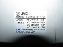 ビクター/JVC ポータブルワイヤレスアンプ PE-W51S チューナーWT-U85付属　中古_画像6