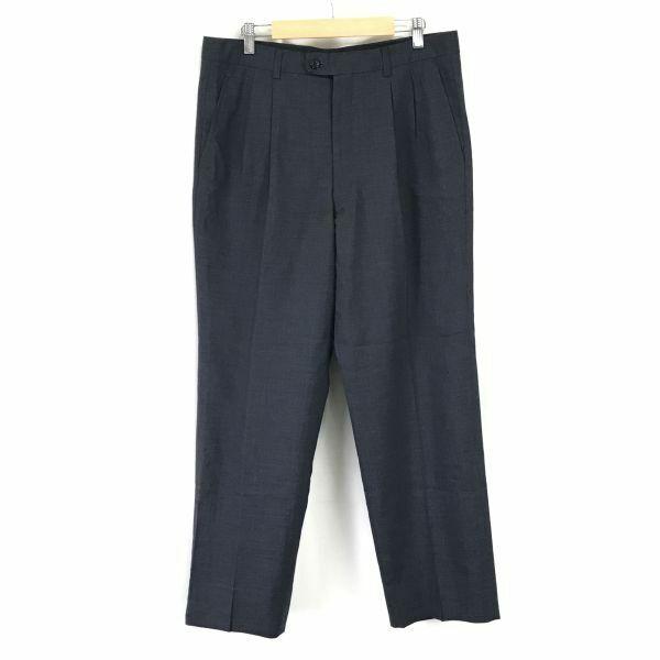 ランバン/LANVIN★スラックス/テーパードパンツ【メンズR48-45-86/股下76cm/紺/navy】Pants/Trouser◆BH571