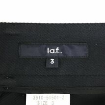 ラエフ/la.f...★シューカットパンツ【レディース3/股下73cm/紺/ネイビー】ロートレアモン◆BG673_画像3