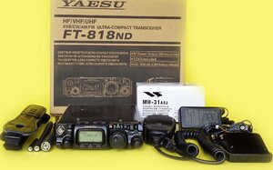 YAESU{ new sp rear s}HF/50/144/430MHz FT-818ND