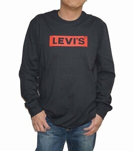 リーバイス levis 長袖Tシャツ 黒 161390042 メンズ ロゴ 春物 秋物 ブラック ロンT ロングスリーブ 表記サイズM