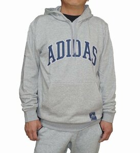 アディダス adidas パーカー プルオーバー IN4210 メンズ グレー 春物 秋物 ヘザーグレー サイズM