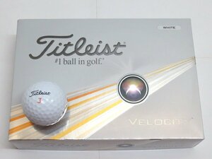 新品★タイトリスト★ベロシティ VELOCITY ボール★2024★ホワイト★日本正規品★2箱★24球★2ダース