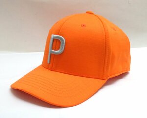  новый товар * Puma *PUMA*024422 Golf P колпак *2024*[06] Ricky orange / серый * Япония стандартный товар 