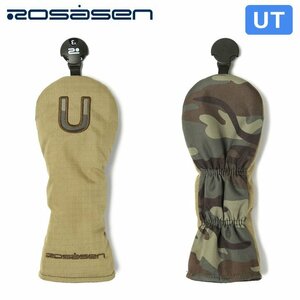 新品★ロサーセン★Rosasen★046-91203 ヘッドカバー ユーティリティ用★迷彩柄★2024★【052】ベージュ