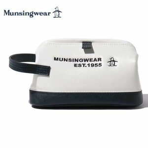  новый товар * Munsingwear *MQBVJA44 Cart сумка * раунд сумка * магнит открытие и закрытие *2023*[WH00] белый 