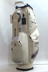 新品★マンシング★Munsingwear★MQBXJJ02 ディープデザイン カート キャディバッグ★2024★9型 2.9kg★軽量★【BG00】ベージュ