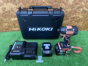 △ E136 コードレスインパクトドライバ HiKOKI ハイコーキ WH36DC(2XPS)(CS) 36V 中古品