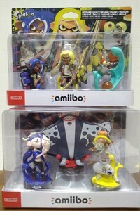 【送料無料:未開封:正規品】スプラトゥーン amiibo アミーボ フィギュア 6種 ウツホ フウカ マンタロー コジャケ すりみ連合 スプラ ギア