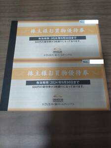 即決 クリエイトSDホールディングス 株主優待券 3000円分(500円×6枚) 有効期限2024/9/30まで