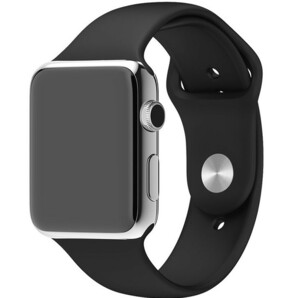 黒 42/44/45mm Apple Watch シリコン スポーツバンド アップルウォッチ【Series1.2.3.4.5.6.SE.7対応】の画像1