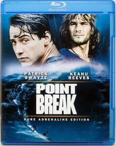 日本国内未発売★ハートブルー★正規北米版ブルーレイ【POINT BREAK/1991年】●キアヌ・リーブス●パトリック・スウェイジ●ロリ・ペティ●