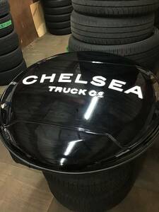 ☆CHELSEA☆ チェルシー スペアタイヤハードカバー（白文字仕様）≪ディフェンダー≫　美品中古