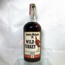 ワイルドターキー WILD TURKEY 8年 101プルーフ ショートスクリューキャップ バーボン ウィスキー 1140ml 50.5% 未開栓 古酒 お酒 F368-24_画像1