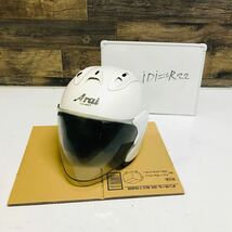 中古品　アライ ヘルメット ジェットヘルメット RAM4 SZ SNELL Arai 61.62CM 中古品E226_画像1