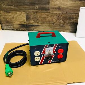 日動工業 昇圧器 TORA PACK ハイパワー M-E30 3KVA 100V 50/60Hz 115V-125V 動作品