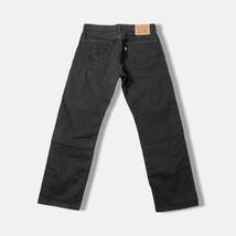 【 Levi's 505 (32) 】ウォームシリーズ ブラックデニム タイト ストレート アメカジ 古着 505-1345_画像3