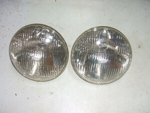  unused goods Stanley made for truck sealed beam 24V 75/55W product number AG724L diameter approximately 18cm 2 piece set 