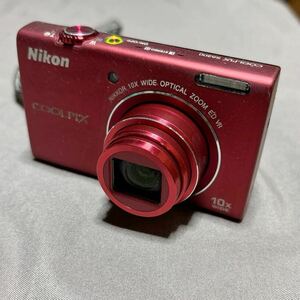 Nikon デジタルカメラ COOLPIX (クールピクス) S6200 ブリリアントレッド S6200RD