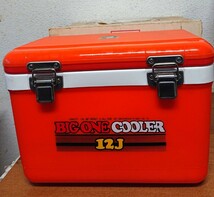 携帯用 冷蔵庫 BIG ONE COOLER 12J ダイイチ化建 新品 未使用 長期保管品 当時物 レトロ_画像1