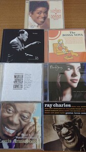 JAZZ BOSSA NOVA CD 7枚セット ルイ・アームストロング レイ・チャールズ ノラジョーンズ 