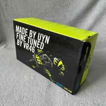 VR46×UYN メッシュスニーカー 27.5cm 43 BLACK/YELLOW バレンティーノ・ロッシ コラボ 新品 A60313-13_画像6