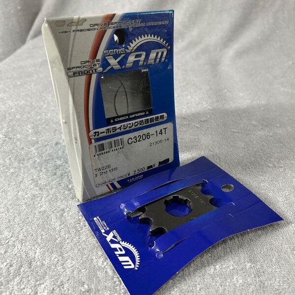 ★ XAM ザム フロント スプロケット ヤマハ TW225 チェーン428 C3206-14T (A60319-23)