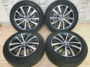 即納 スタッドレス 美品 トヨタ 220系 クラウン 純正 17インチ 5H114.3 7J+40 深溝 215/55R17 WINTER MAXX02 カムリ マークX エスティマ