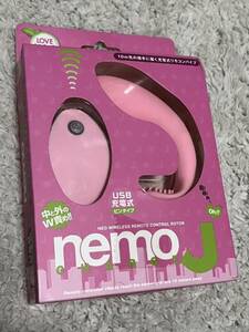 nemo CHARGE j（ネモチャージ） リモコン マッサージ ピンク