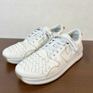 BOTTEGA VENETA ボッテガヴェネタ イントレチャート レザー スニーカー size 41 メンズ