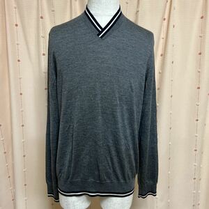 【極美品】HERMES エルメス 最高級 カシミア ニット セーター size L メンズ