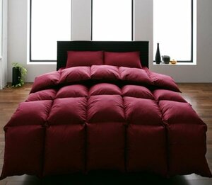  feather futon set bed for 8 point semi-double size color - wine red 