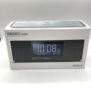 未使用　未開封　SEIKO　セイコー マルチサウンドスピーカークロック SS501K powered by Onkyo