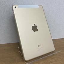 Apple アップル iPad アイパッド mini ミニ 4 Wi-Fi+Cellular 16GB MK712J/A Softbank ソフトバンク 利用制限〇 ゴールド_画像2