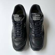 国内正規品 New Balance M1500NAV ネイビー オールレザー UK製 US7 25cm 中古 イギリス英国製 限定 NB 紺 スニーカー Made In England_画像3