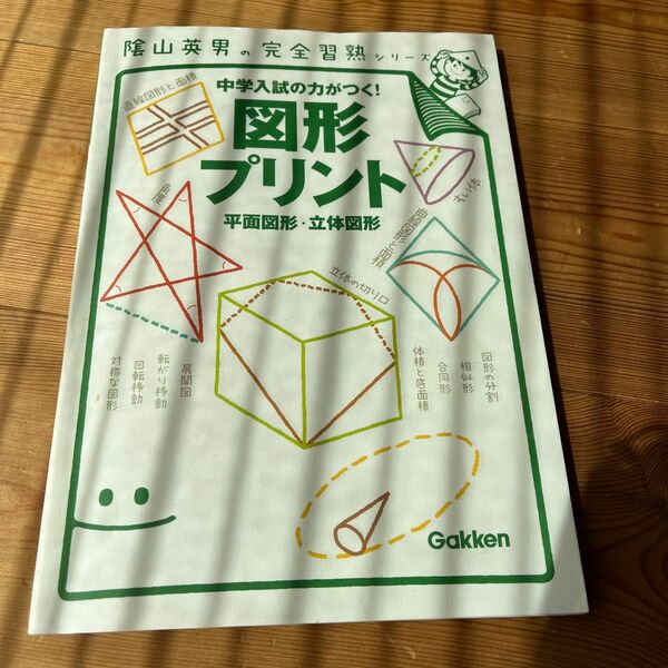 図形プリント　中学入試の力がつく！　平面図形・立体図形 （陰山英男の完全習熟シリーズ） 陰山英男／著