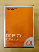 保管品未開封 SONY α Aマウント系レンズ DT 18-70mm F3.5-5.6 SAL1870 未使用_画像5