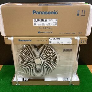 ★ 未使用品 Panasonic パナソニック 10畳用 100V ルームエアコン CS-282DFL-W CU-282DFL 2022年モデルの画像1