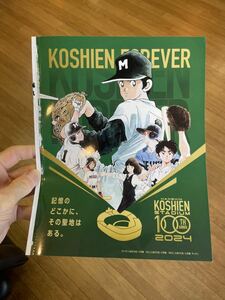 あだち充 甲子園選抜オールスター スペシャルシート 女性セブン付録 高校野球 甲子園