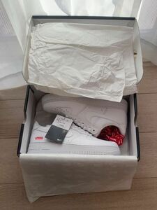 1円スタート　新品未使用タグ有　Supreme/Nike Air Force 1 Low white 27cmシュプリーム × ナイキ エアフォース1 ロー ホワイト 2023SS